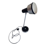 50s/60s desk lamp in chrome and black lacquer