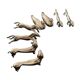 Porte-couteaux animaux variés