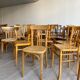 Set of 50 mismatched bistro chairs bentwood french Restaurant