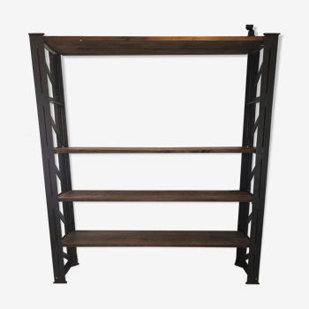 Vintage bookcase and shelves,