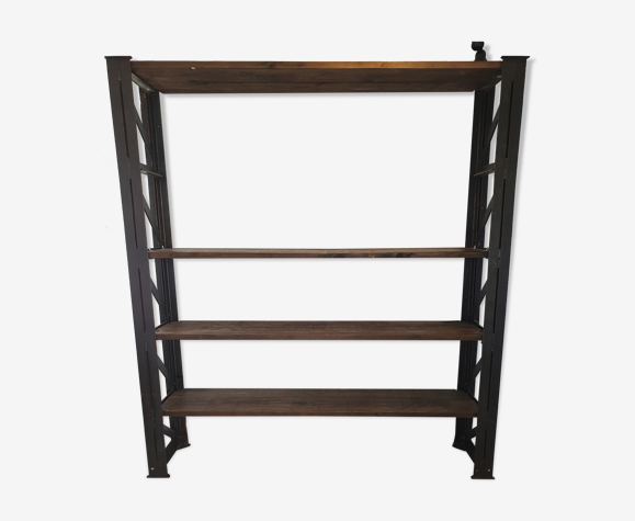 Vintage bookcase and shelves,