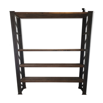 Vintage bookcase and shelves,