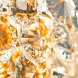 Bakalowits wall sconces, brass and crystal glass, Austria, 1960s