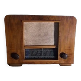Radio TSF vintage, poste radio art déco