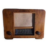 Vintage TSF radio, art deco radio set.