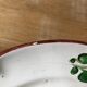 Lot of 2 old plates 19th century hand-painted Islettes