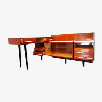 Modular set chest of drawers, desk, cabinet proj. M. Pozar for Up Zavody 1960