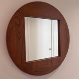 Solid elm mirror 70s