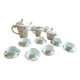 Antique coffee or tea service in fine porcelain from the 1930s.