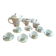 Antique coffee or tea service in fine porcelain from the 1930s.