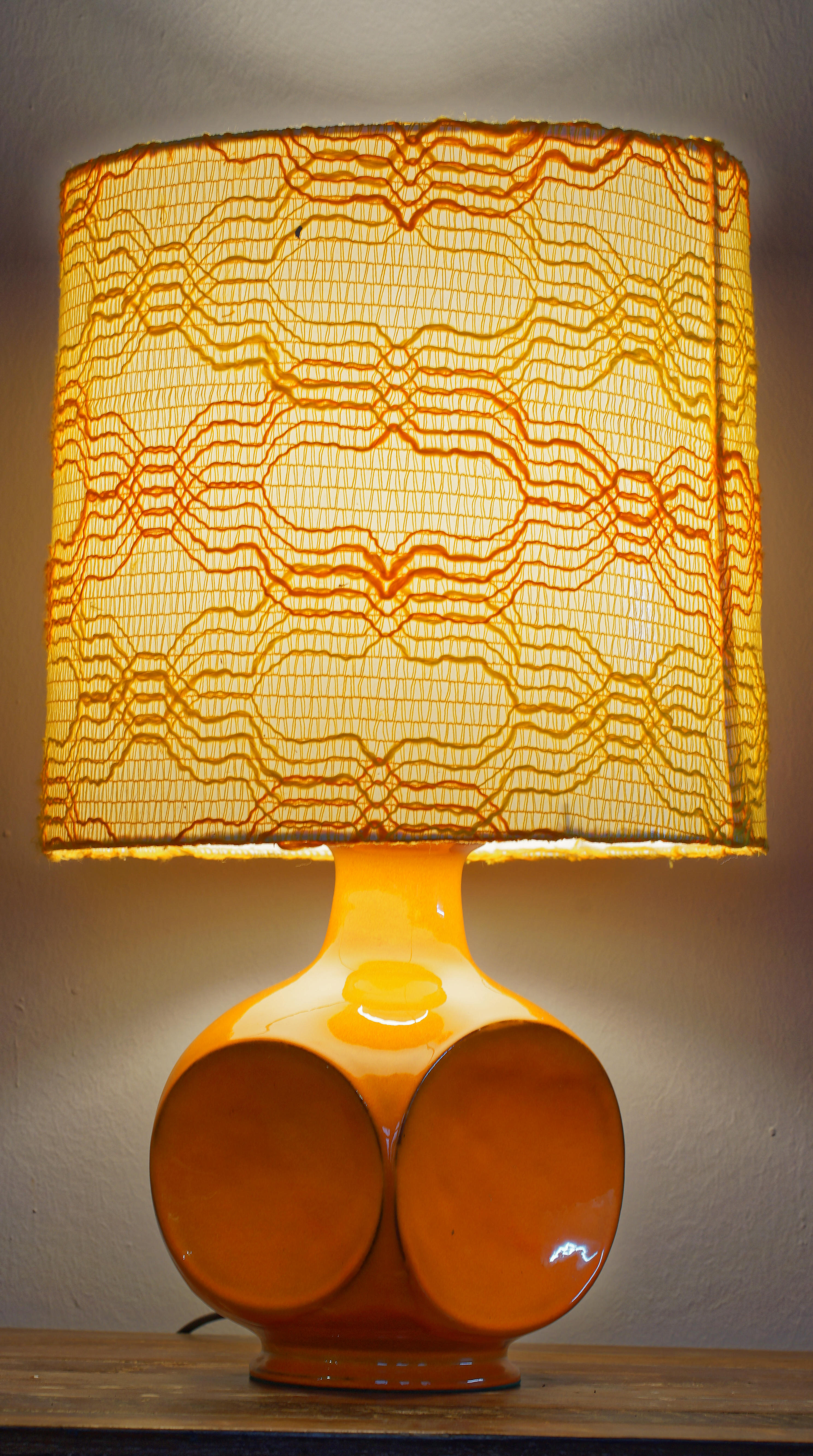 Ceramic Table Lamp by Cari Zalloni for Steuler, 1970s