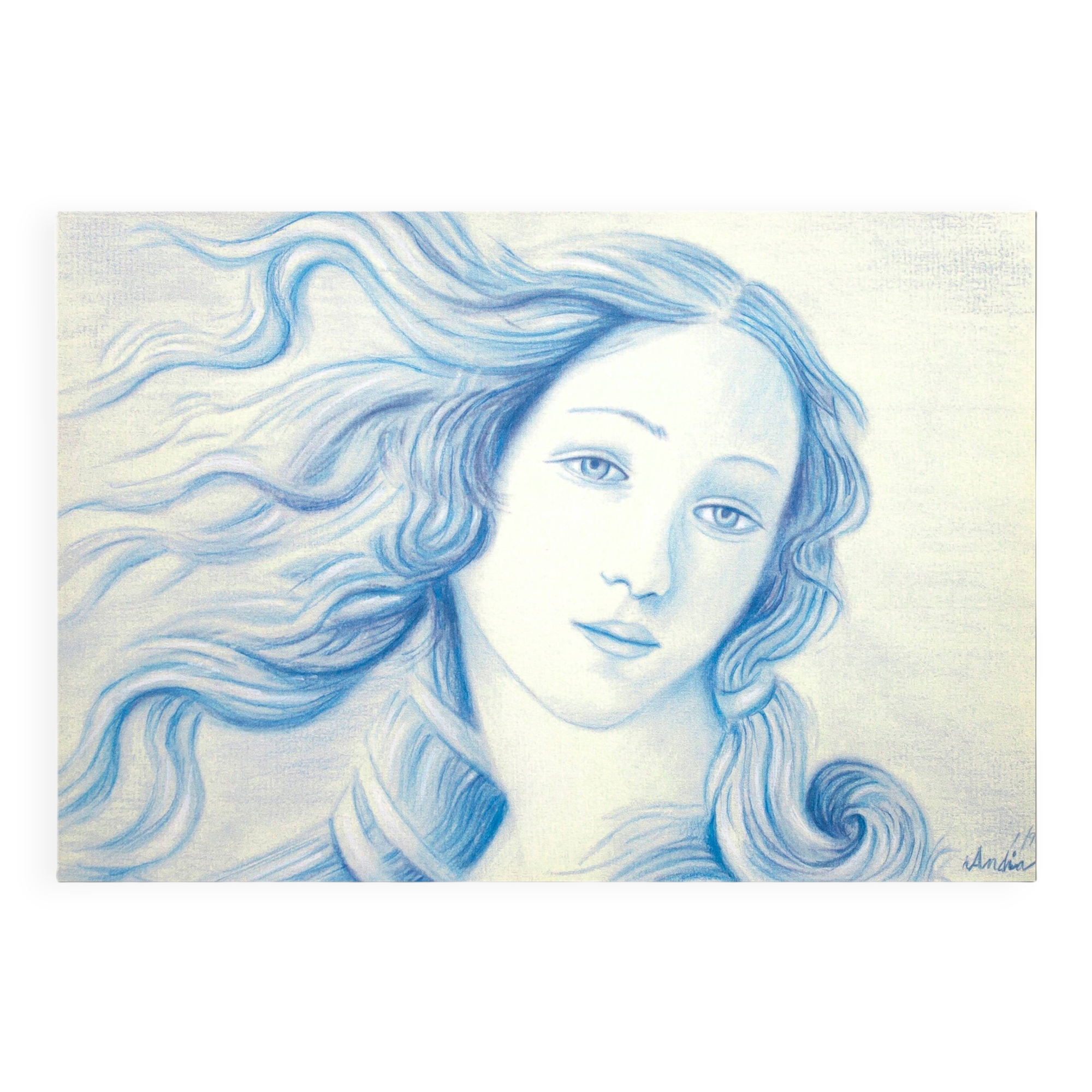 Dibujo al pastel. Pastel painting.