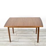 Table extensible Meredew en teck, style danois vintage moderne et rétro, milieu du siècle.