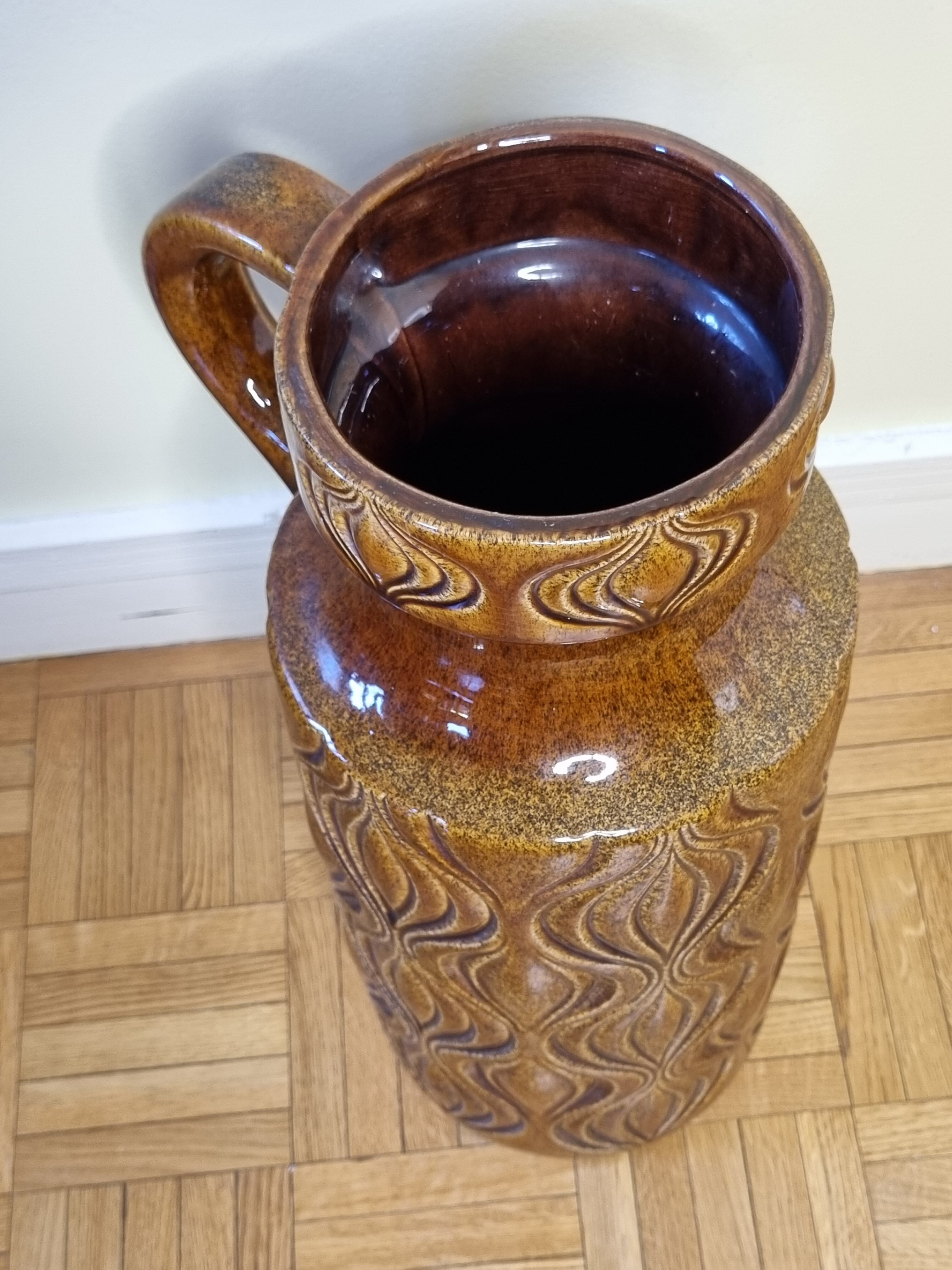 Vintage vase Scheurich Keramik model "Onion", West Germany, XL, 45 cm