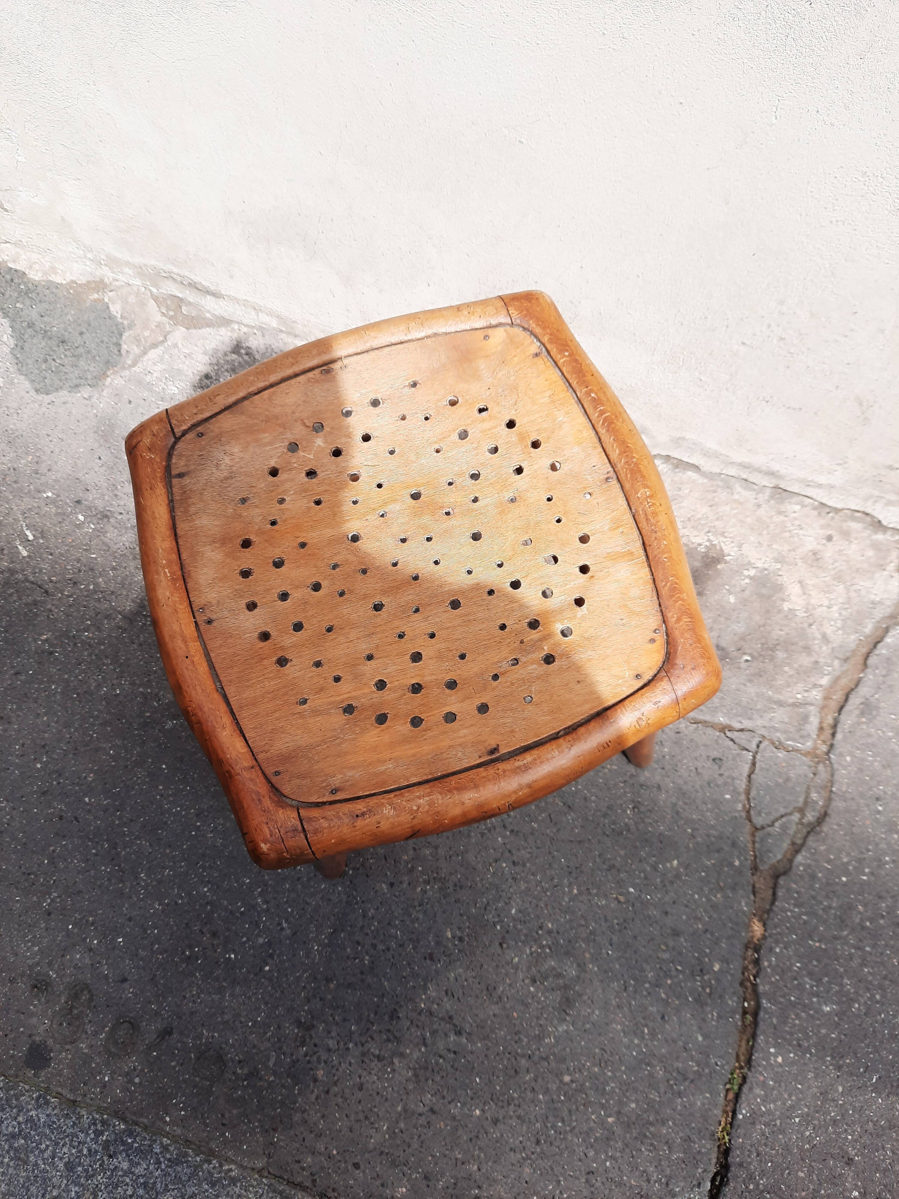 Wooden stool