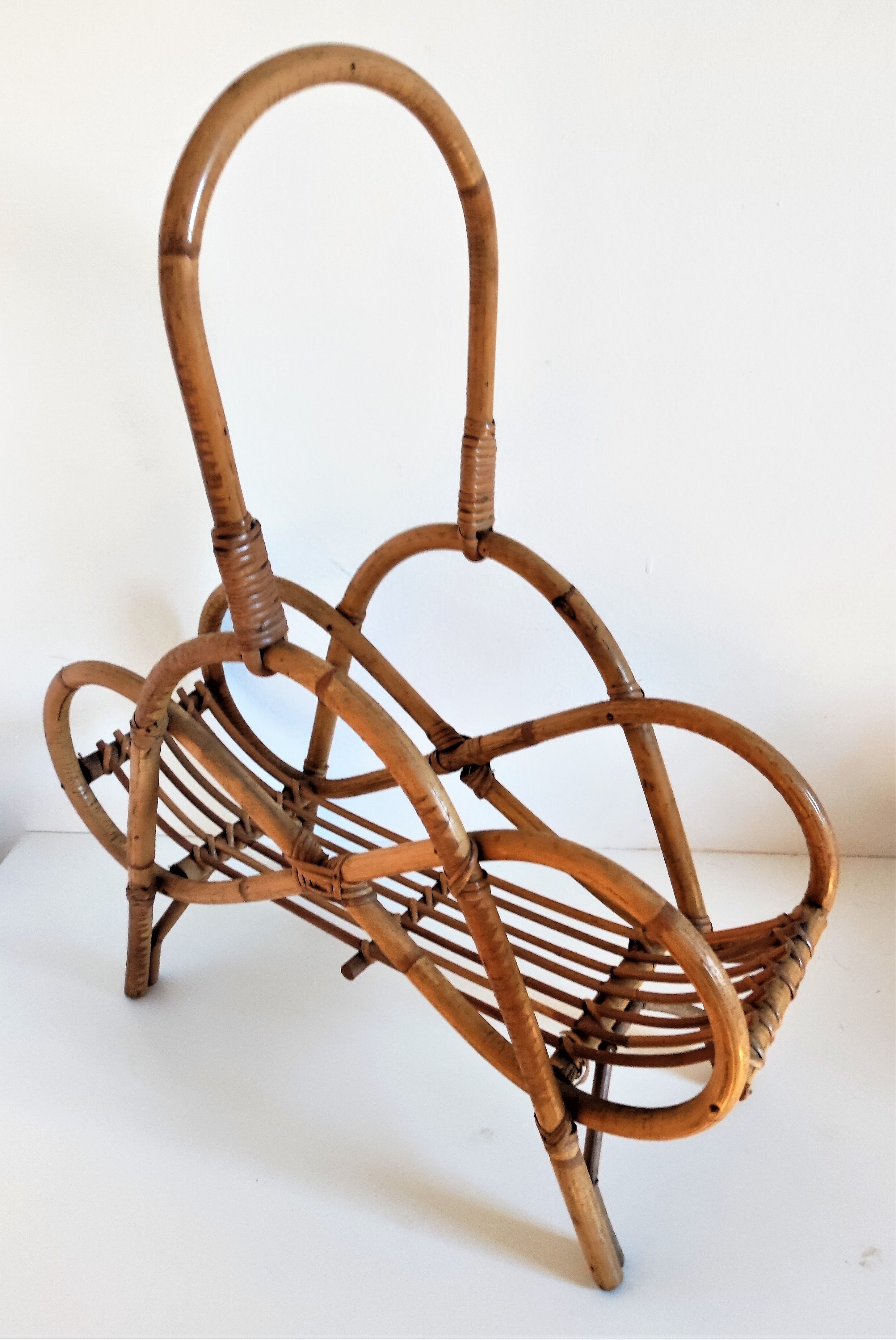 Door magazines rattan bamboo design 50 60 vintage