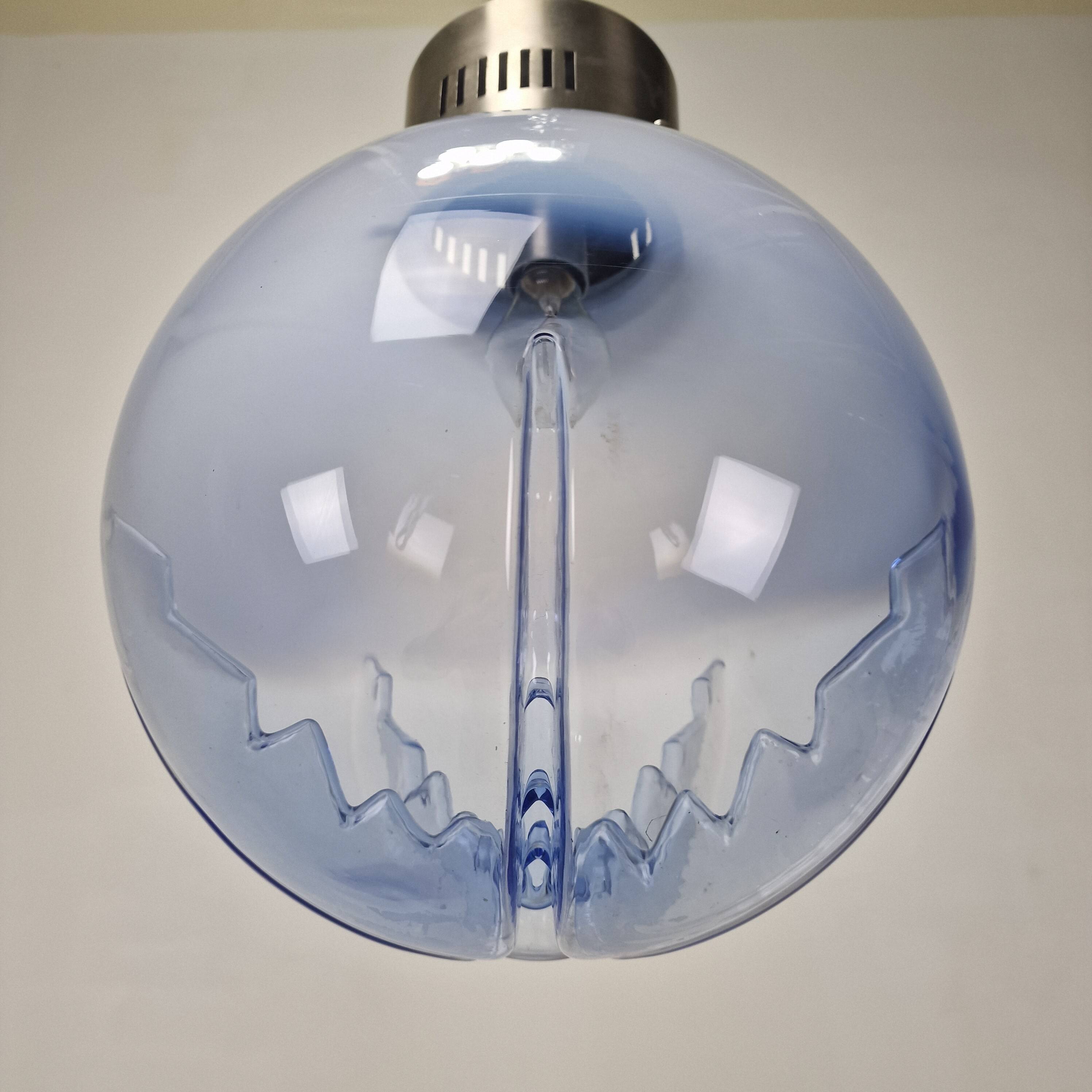 Italian Murano Glass Globe Chandelier, 1970s