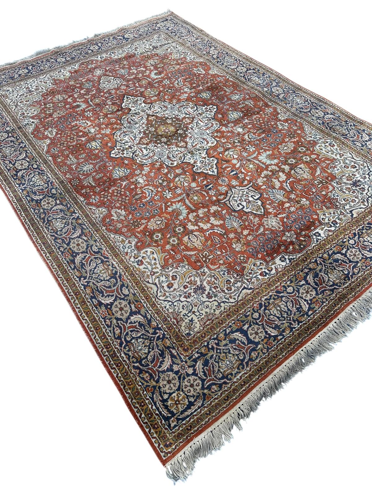 Persian silk carpet 2m x 3m