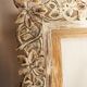 Carved wooden frame. carved wooden frame with floral motifs.