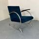 Fauteuil Bauhaus Art Déco en Acier Tubulaire par Jan Schröfer pour Ahrend De Cirkel, 1920s