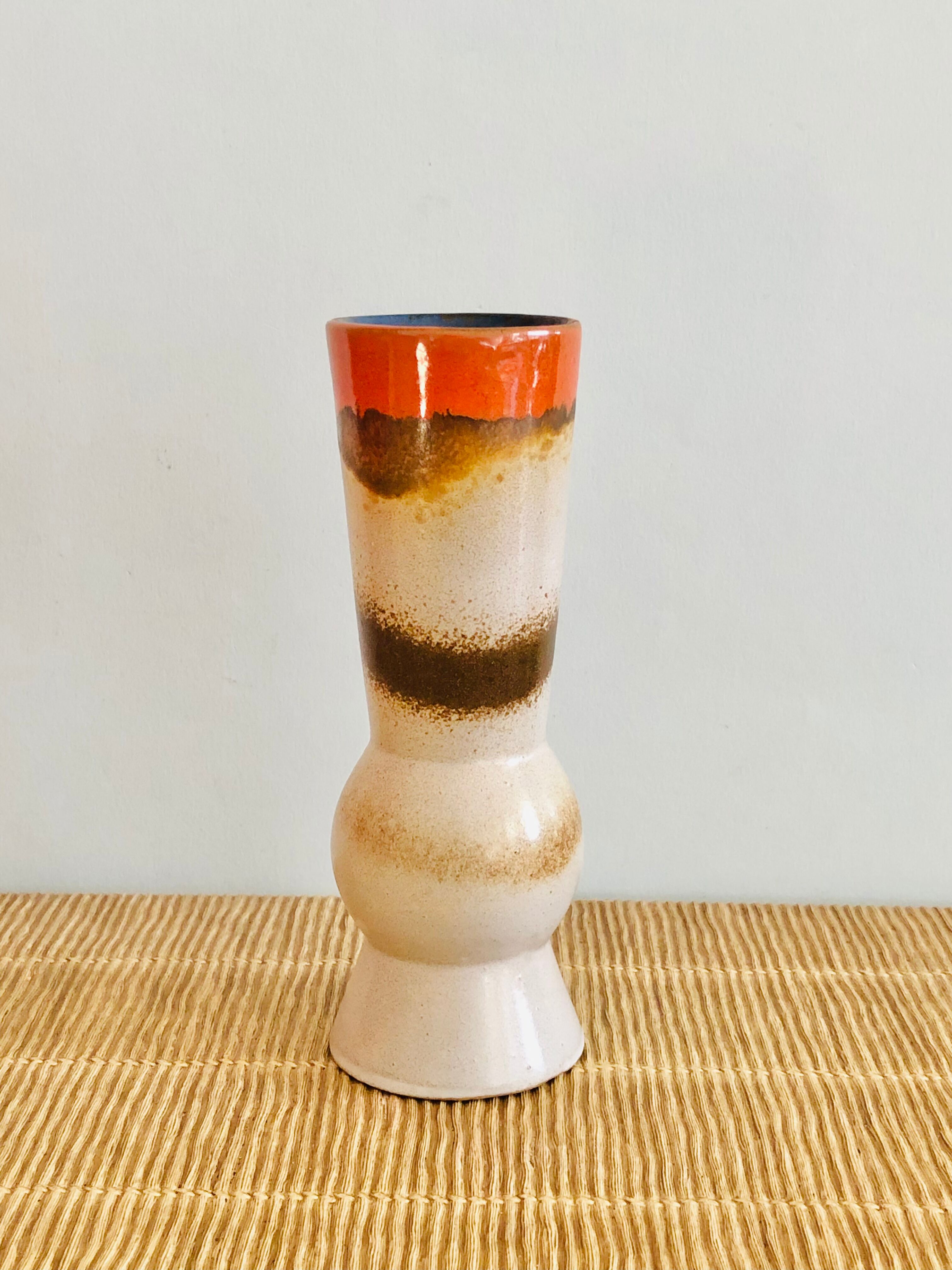 Ceramic vase Strehla, Germany