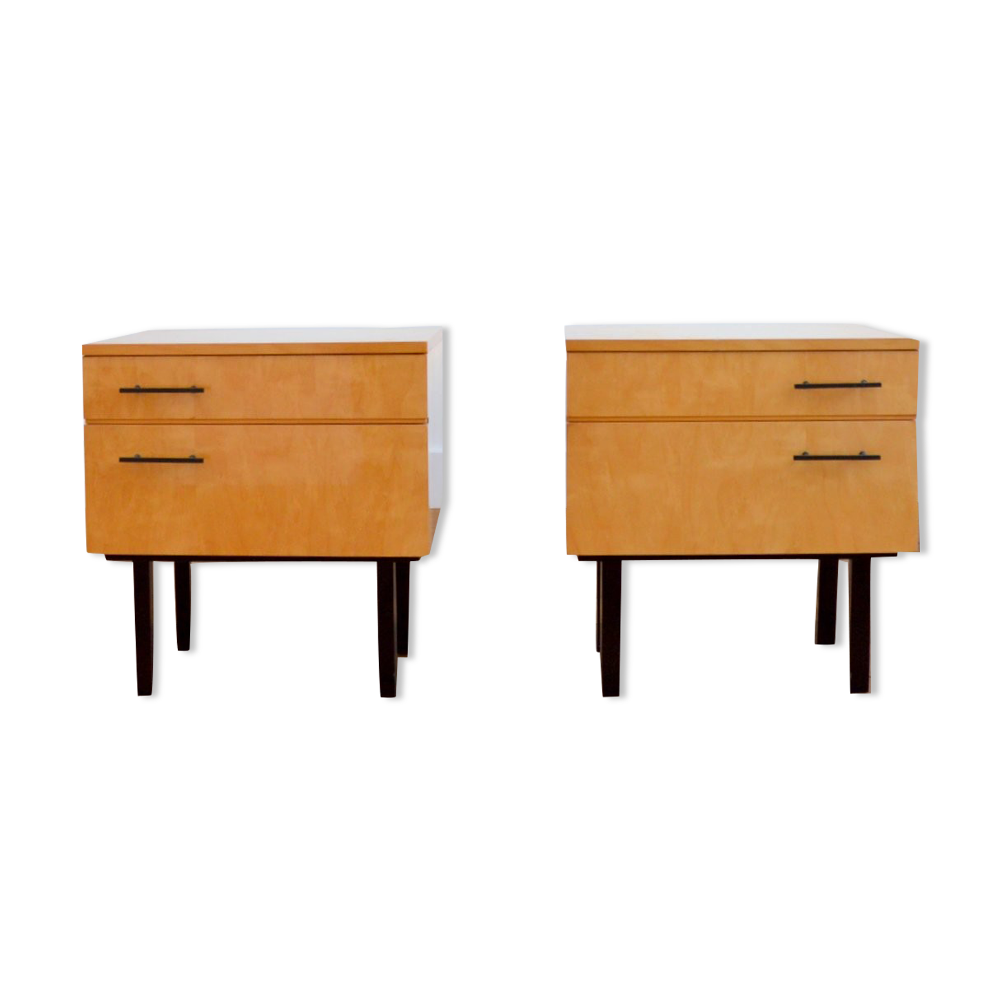 Pair of vintage bedside tables 1960s