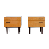 Pair of vintage bedside tables 1960s