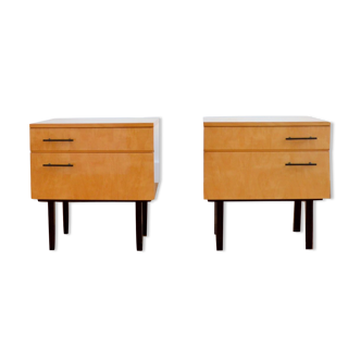 Pair of vintage bedside tables 1960s