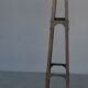 Pair of vintage industrial style metal lampposts