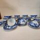 Magnificent 12-Piece Porcelain Cup and Saucer Set