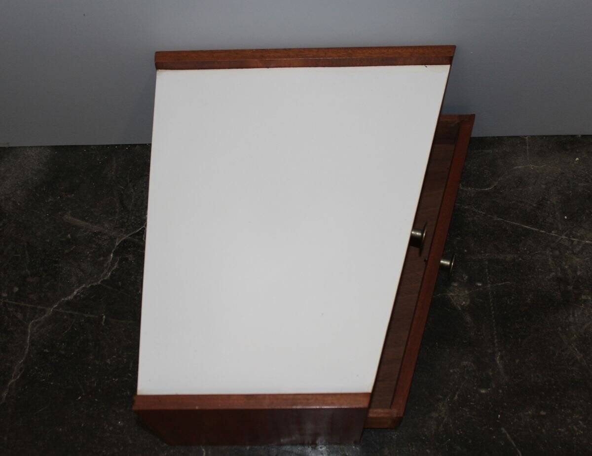 Table de Chevet Murale Mid-Century en Palissandre