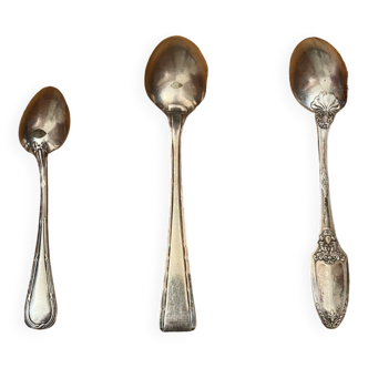 Old silver-plated spoons