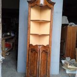 Encoignure haute en noyer ep XIXem 2 portes