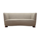 Beige sofa, Danish design, 1970s, production: Denmark