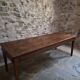 Table à manger de ferme française ancienne avec deux tiroirs | Chêne & pin | vers 1850–1900