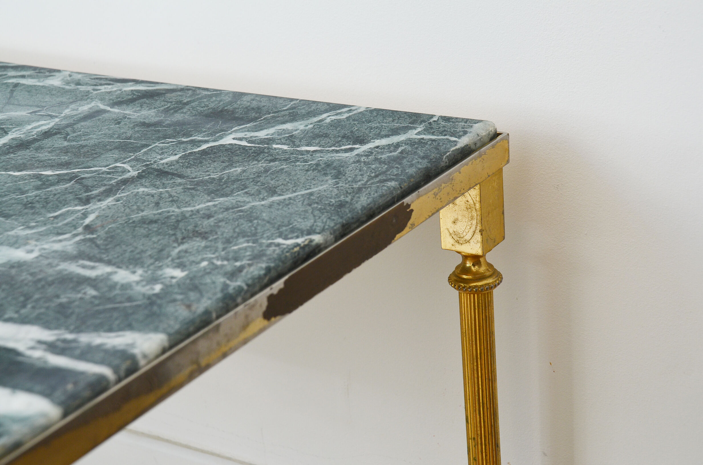 Table basse marbre années 60
