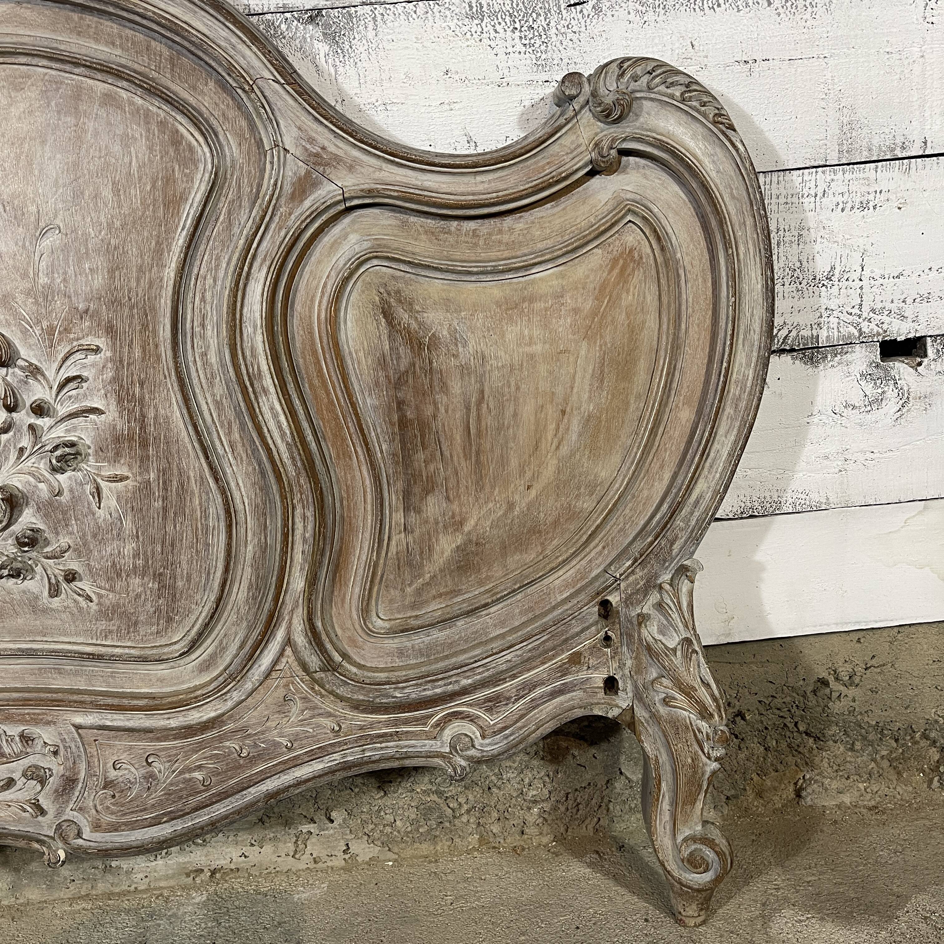 Louis XV rocaille headboard