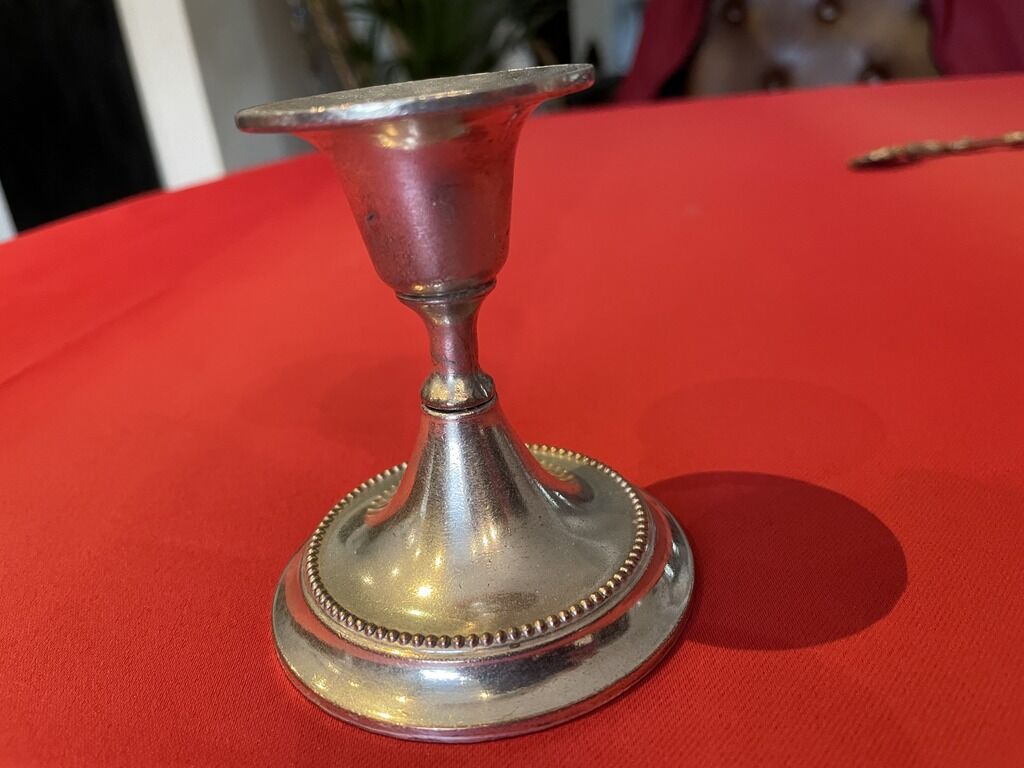 Silver candlestick