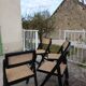 4 folding chairs in rattan and black wood by H&M