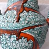 Vase Vallauris fat lava