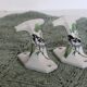 Pair of Paris porcelain coat hooks