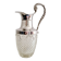 Glass and silver-plated carafe
