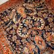 Handmade antique Persian Sarouk rug 4.1' x 6.7' (125cm x 204cm) 1920s - 1B782