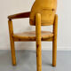 Set of 6 solid pine chairs in Scandinavian design by Reiner Daumiller vintage