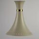 Light Grey Metal Pendant Lamp – Diabolo Shape, Scandinavia, 1960s