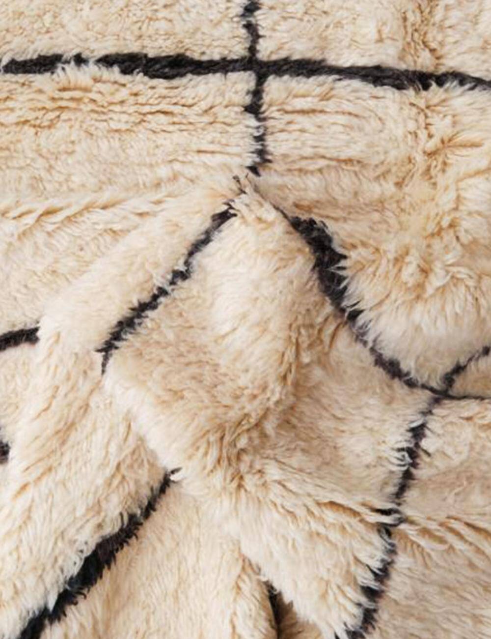 Marmoucha White Ecru Rug - 254 x 174 cm