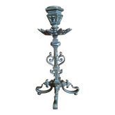 Bougeoir en Bronze Napoléon III style néo gothique