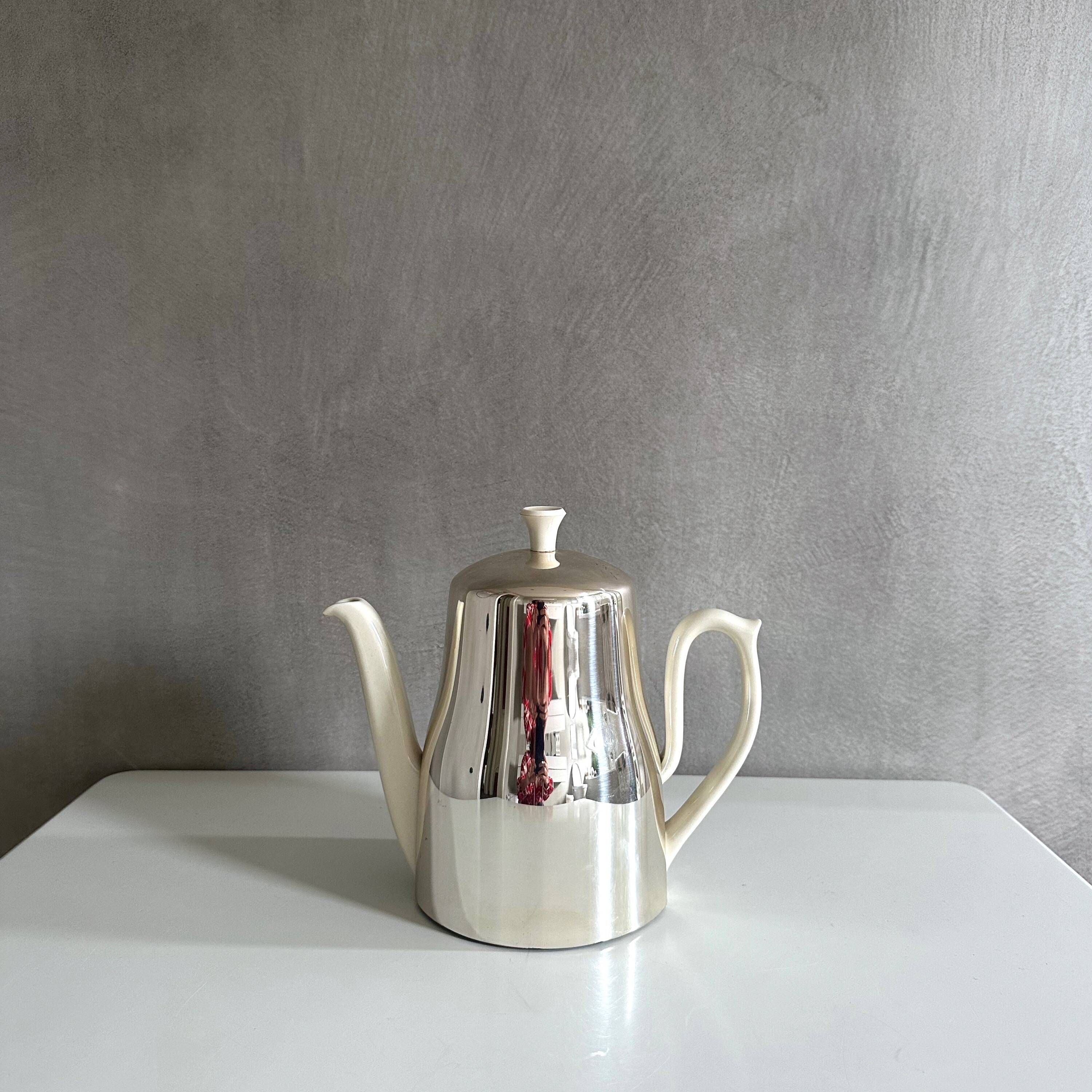 Cafetière Théière WARMCOOK En Acier émaillé - 2 Tasses, Noir, Compatible Induction