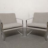 Pair of designer armchairs