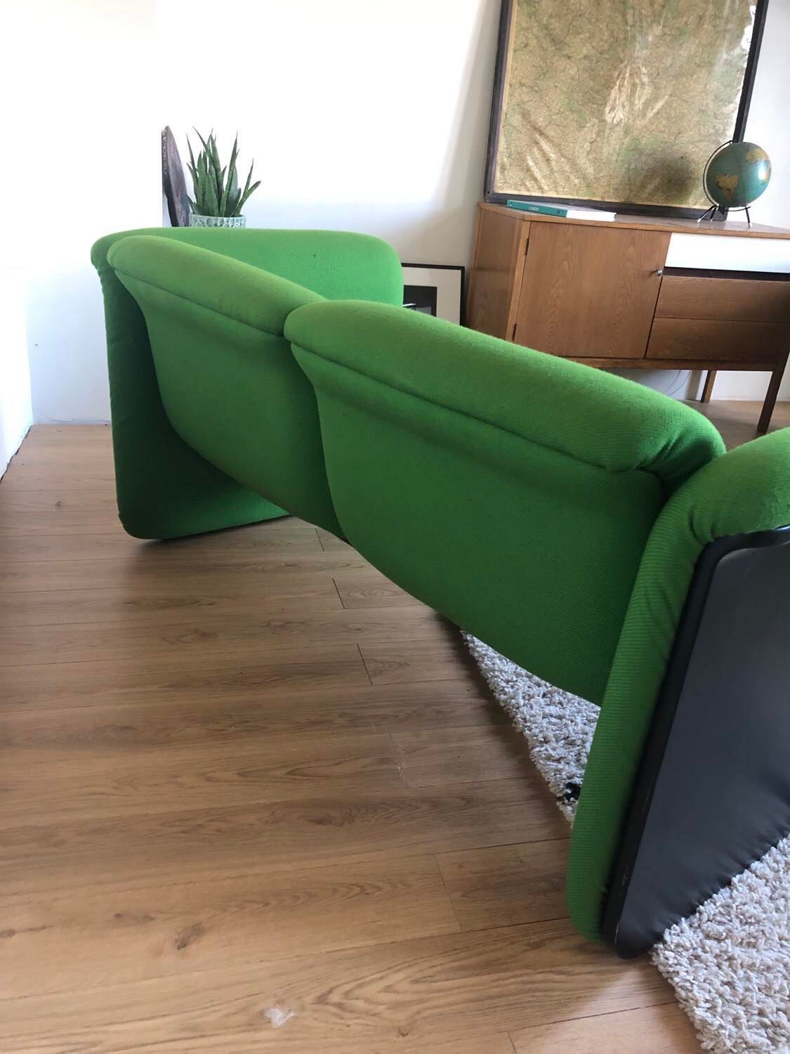 Set sofa two places and two armchairs Whilkhahn model 842/5 and 841/5 80s